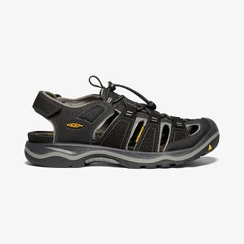 KEEN Rialto II H2 - Cierne Sandale Panske, K0096SK